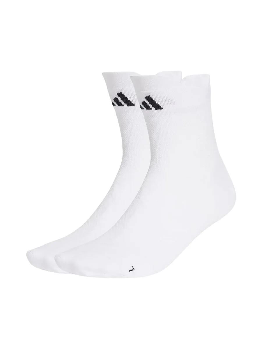 X1 Paire de Chaussettes Blanc Femme Adidas Runxadi zerosock 2