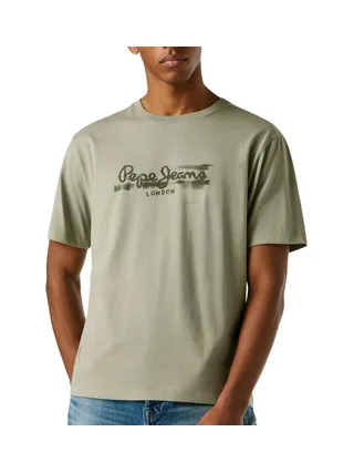 T-Shirt Vert Homme Pepe jeans Pjl M Nd 1