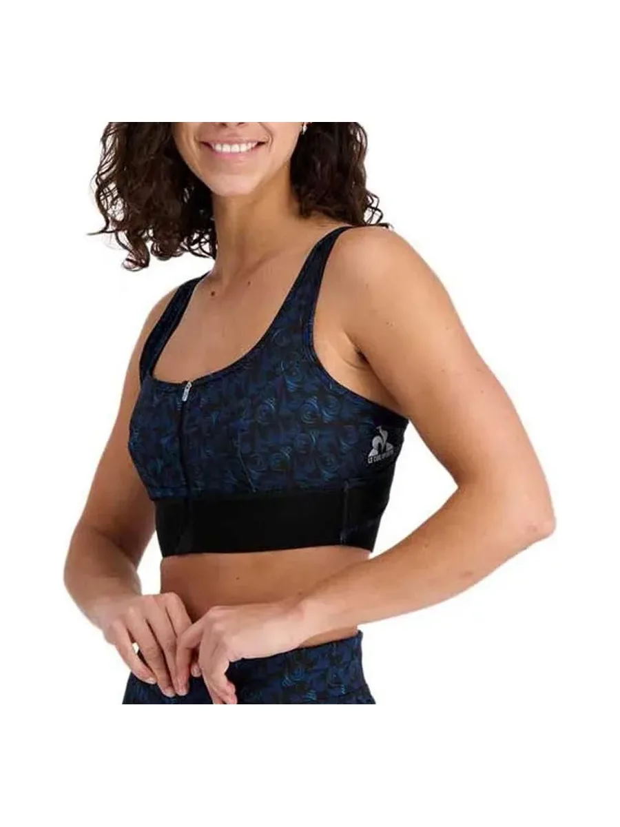 Brassière Noire/Bleu Femme Le Coq Sportif Training 2