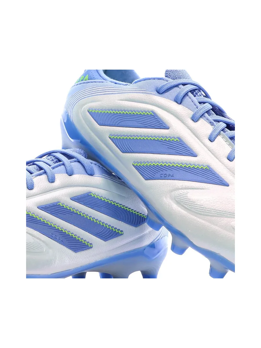 Chaussures de Foot Bleu/Gris Junior Adidas Copa Pure III Elite FG/MG 8