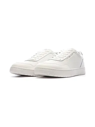 Baskets Blanches/Olive Homme Tommy Hilfiger Th Hi Vulc 6