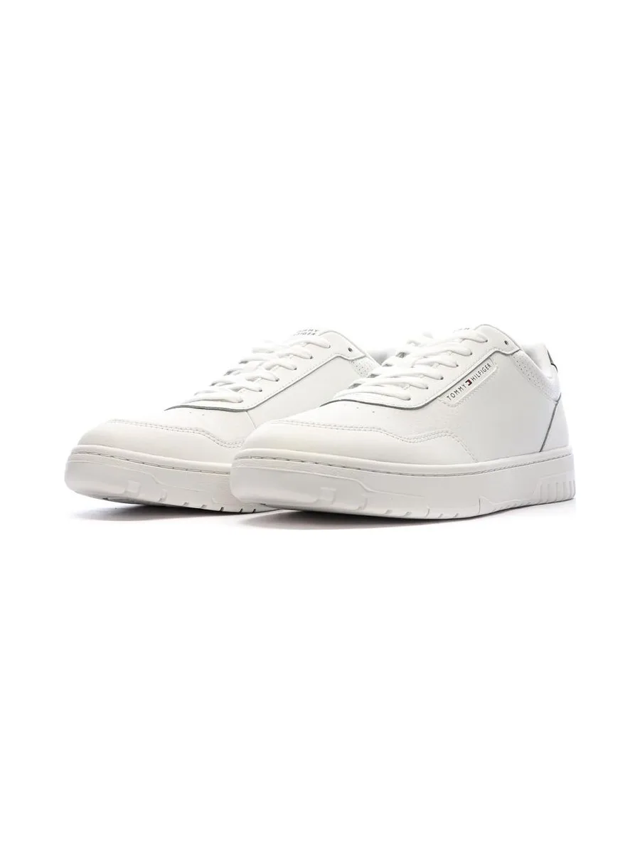 Baskets Blanches/Olive Homme Tommy Hilfiger Th Hi Vulc 7