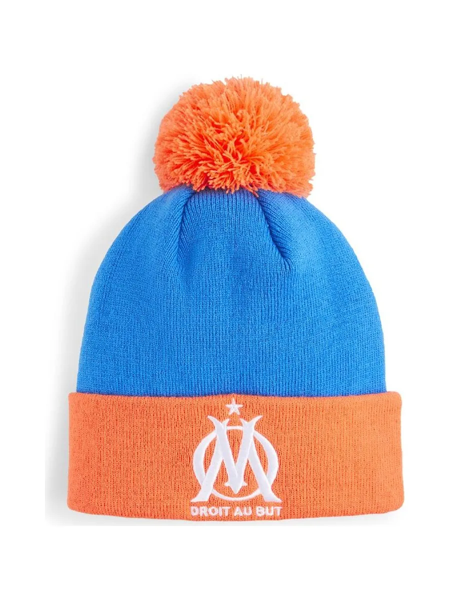 OM Bonnet à Pompon Junior Bleu/Orange Puma 025663-03 2