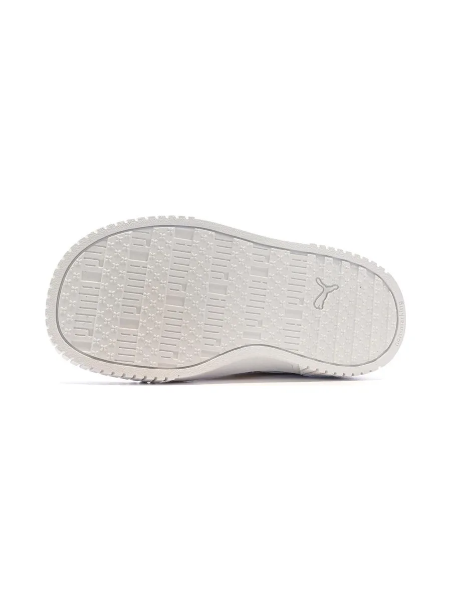 Baskets Blanches/Roses Fille Puma Carina 2.0 5