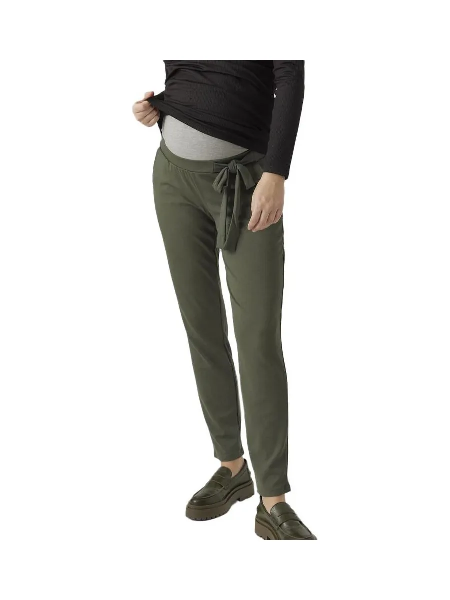 Pantalon de Grossesse Kaki Femme Mamalicious Mini 2