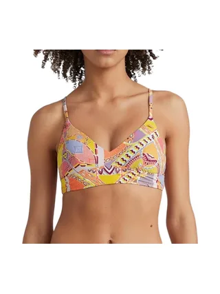Haut de maillot de bain Rose/Jaune Femme O'Neill Wave 1