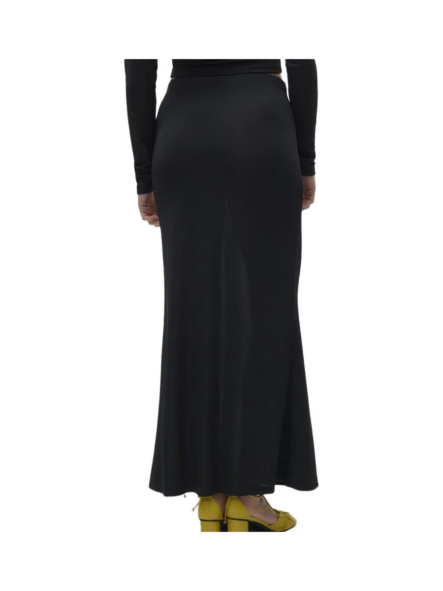 Jupe à Paillettes Noir Femme Vero Moda Kanva Glitter 3