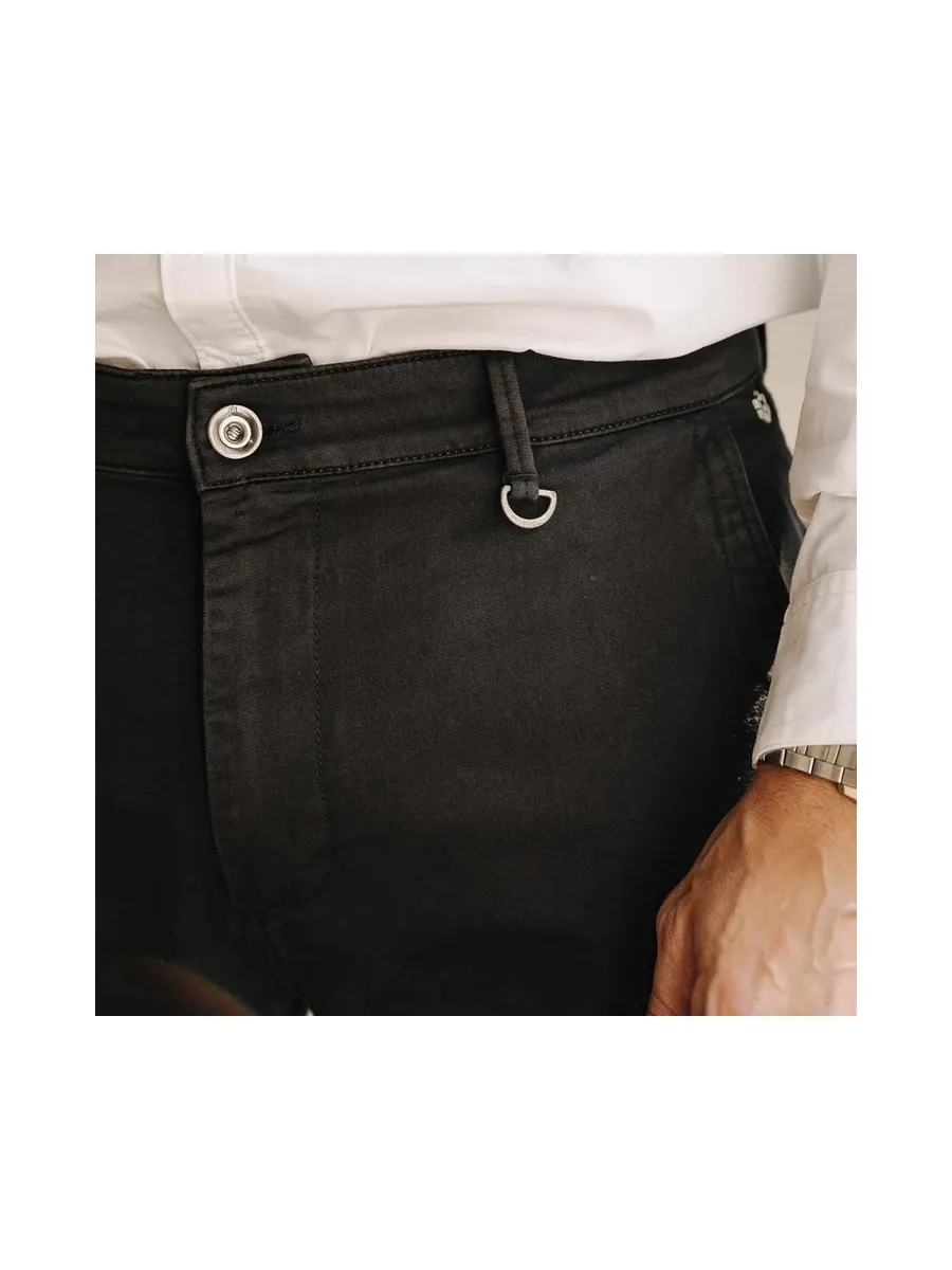 Pantalon Chino Noir Homme Freeman Porter Gino Epic 4