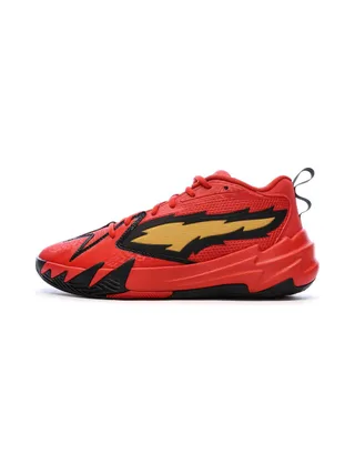 Chaussures de Basketball Rouges Homme Puma Scoot Zeros Retro 1