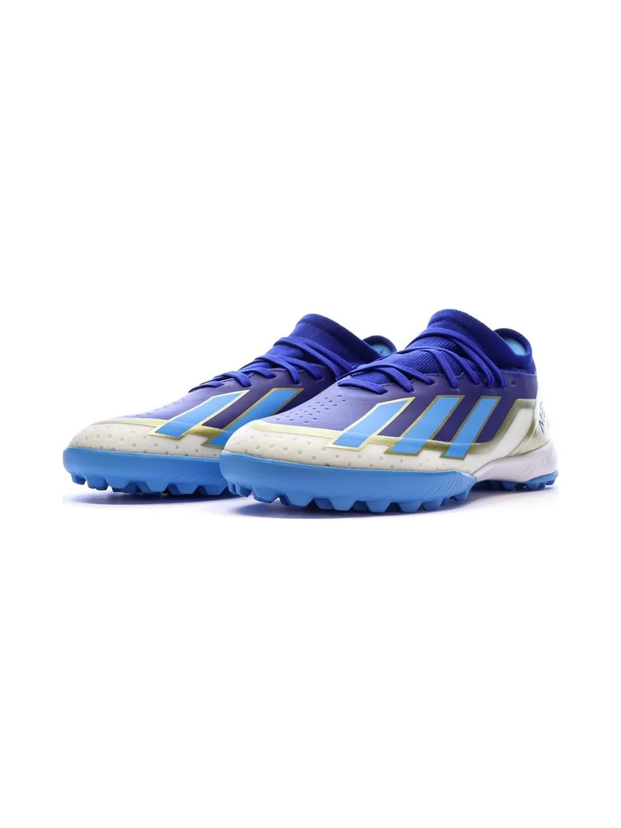 Chaussures de Foot Bleues Homme Adidas X Crazyfast League TF Messi 7