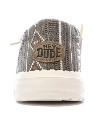 Chaussures Grises/Roses Femme Hey Dude Wendy Boho 3