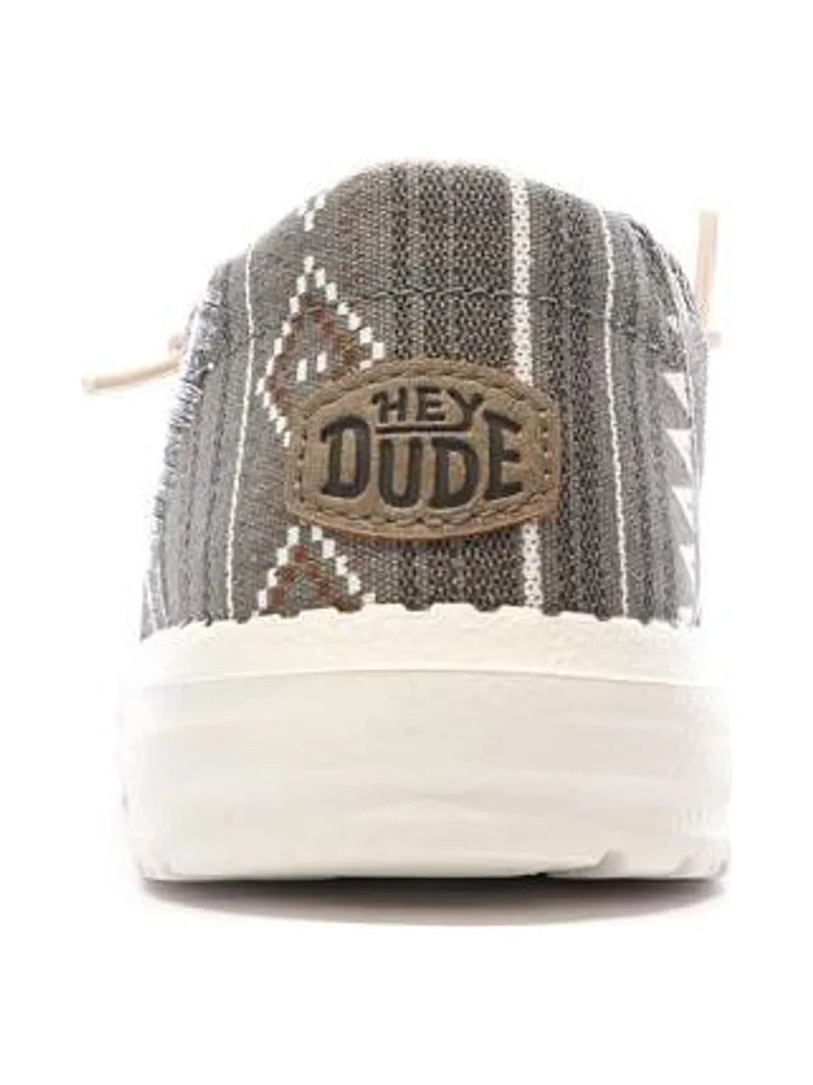 Chaussures Grises/Roses Femme Hey Dude Wendy Boho 4