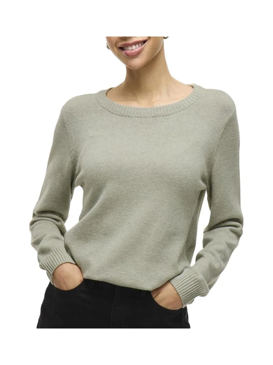Pull Vert Pale Femme Vila Viril 2