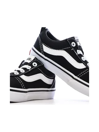 Baskets Noires/Blanches Enfant Vans Ward Slip-on 7