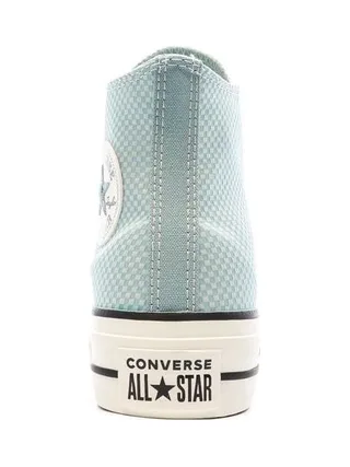 Baskets Turquoise Converse Femme Chuck Taylor All Star Lift Infinity 3