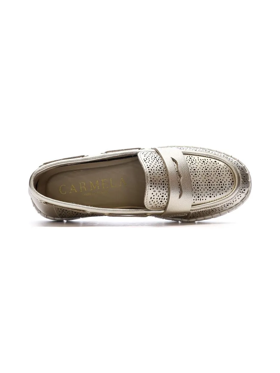 Chaussures de ville Dorées Femme Carmela Oro 5