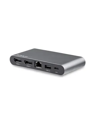 USB C Multiport Adapter Dual DP-PD 1