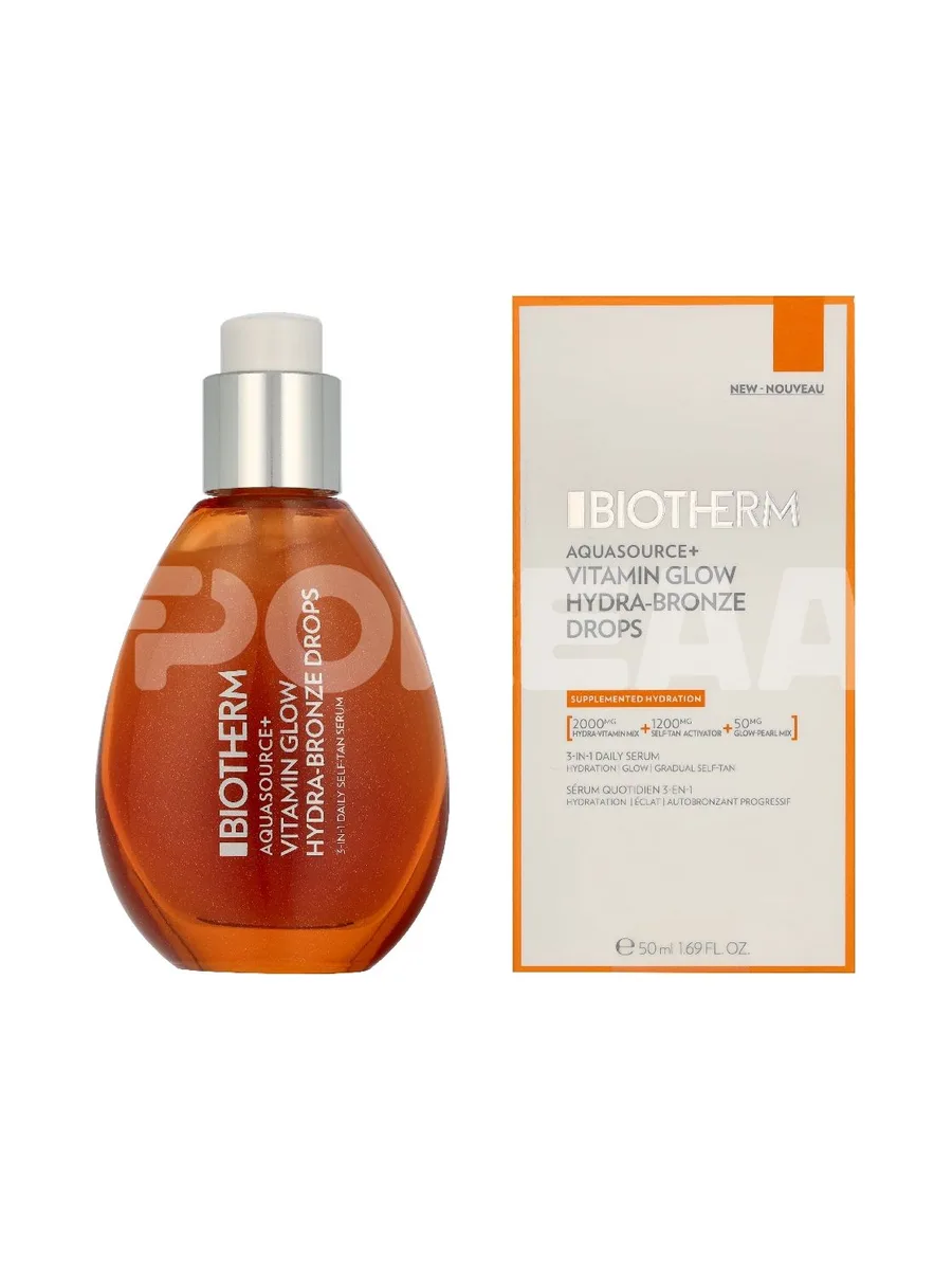 Biotherm Aquasource+ Vitamin Glow Hydra-bronze Drops 50ml 1