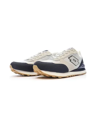 Baskets Grises/Marine Homme Lotto Twenty 5 6