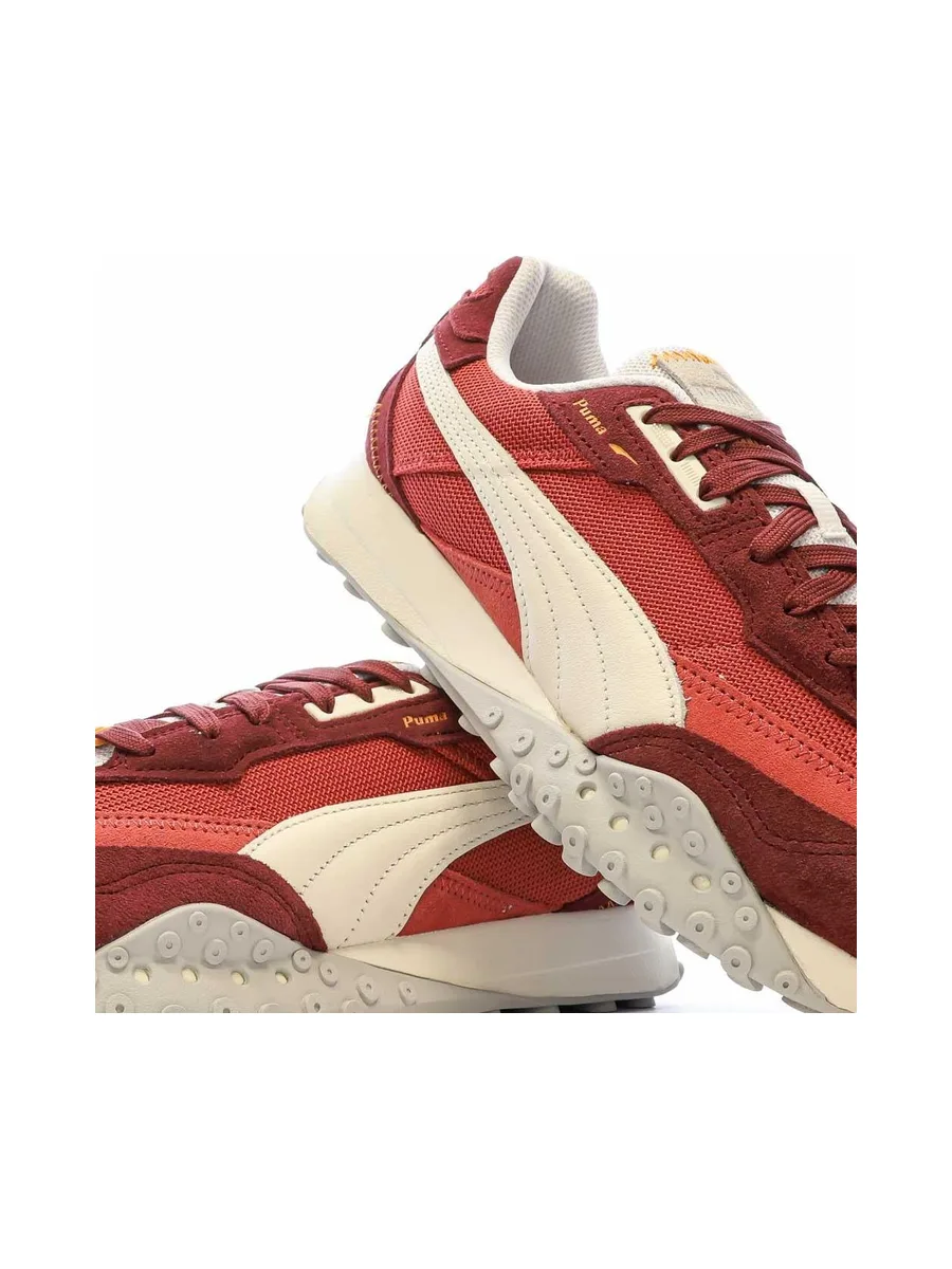 Baskets Rouge Homme Puma Rider Washed 8