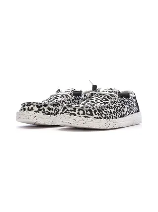 Chaussures Noir/Blanc Femme Hey Dude Blackgrey 6
