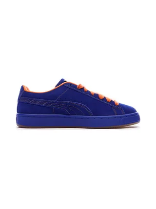 Baskets Bleues/Oranges Garçon Puma Suede Rocket League Jr 2