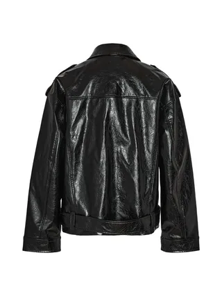 Veste Similicuir Noir Femme Noisy May Paulina Biker 2