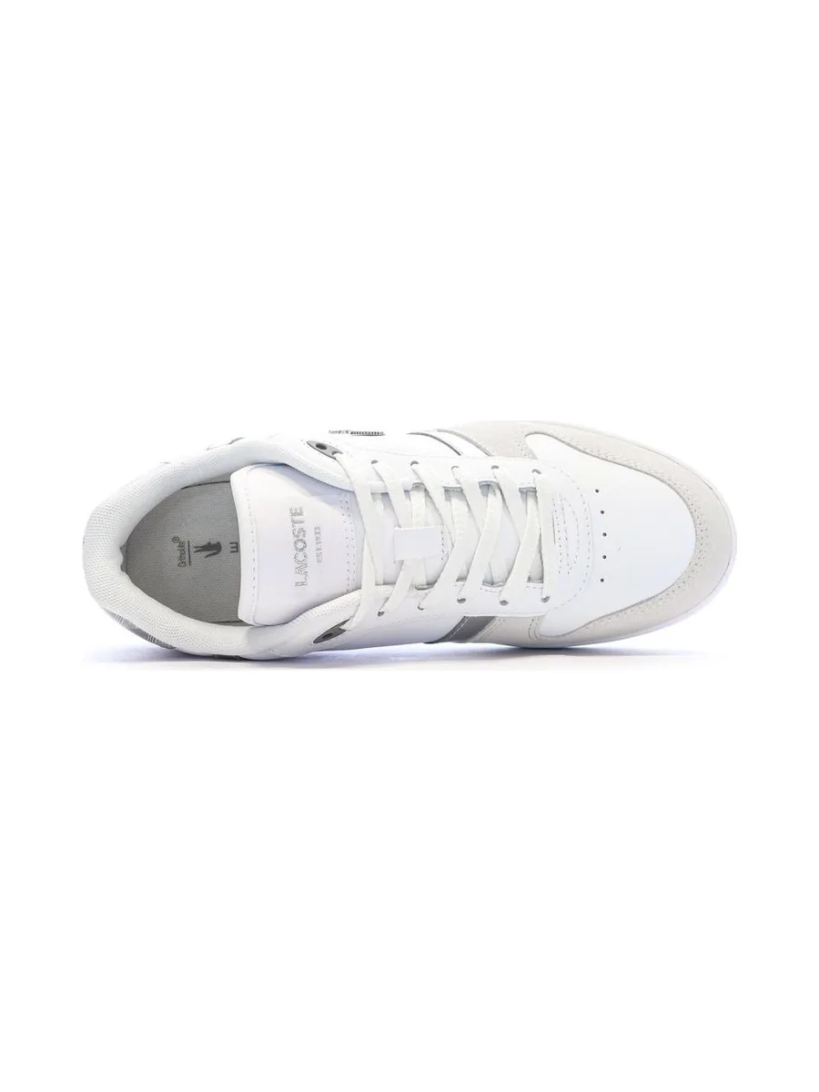 Basket Blanc/Gris Femme Lacoste T-clip Set 224 5