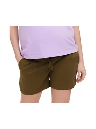 Short de Grossesse Kaki Femme Vero Moda Marternity Ruffle 1