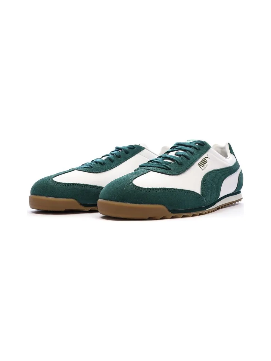 Baskets Blanches/Vertes Homme Puma Arizona Retro 7