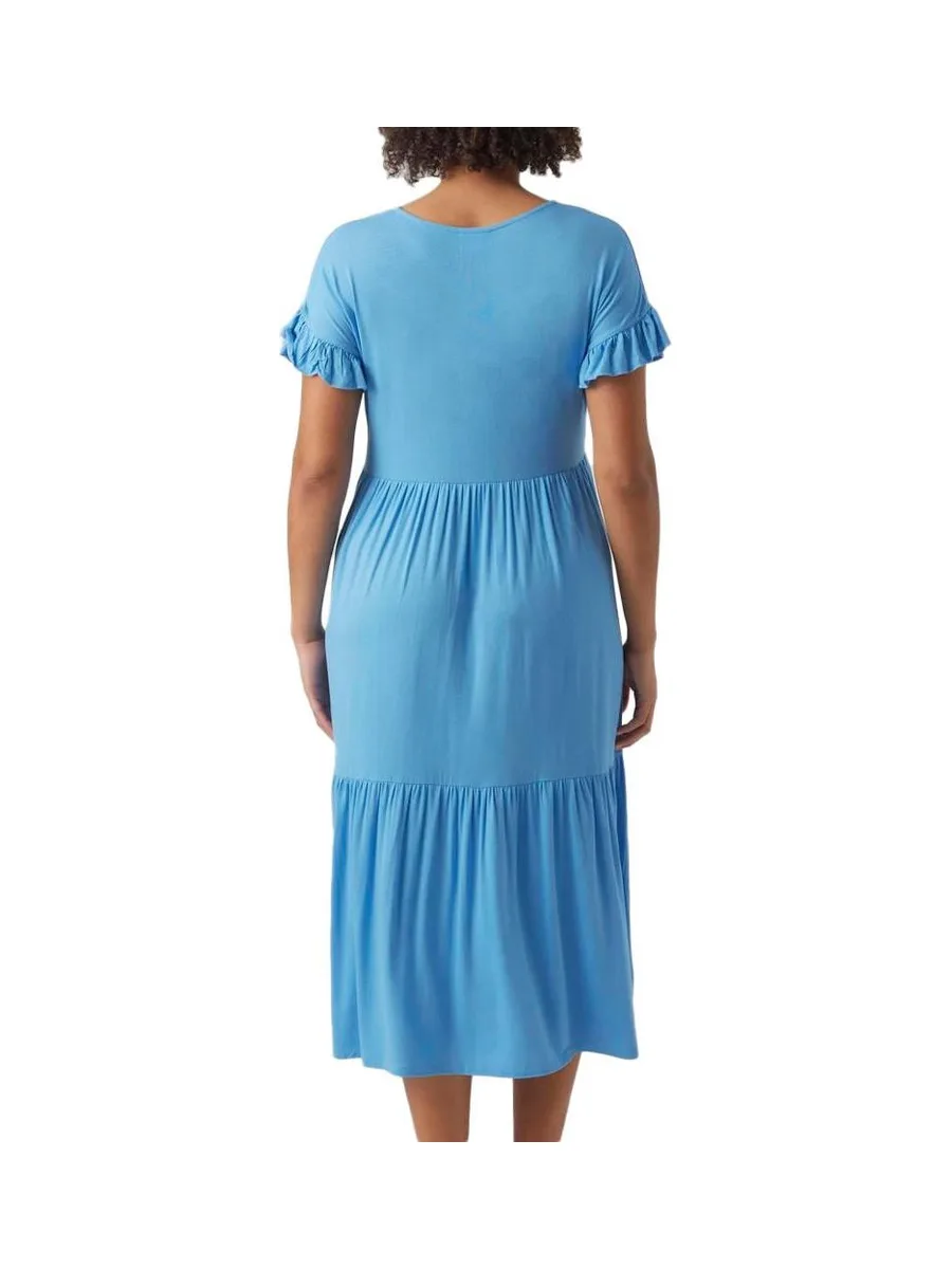 Robe D'allaitement Bleu Femme Mamalicious Helen 2