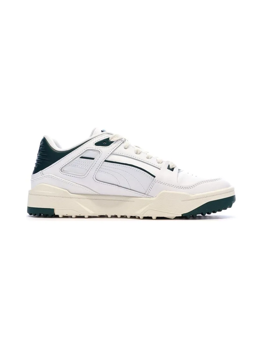 Baskets Blanc/Vert Foncé Puma Slipstream 3