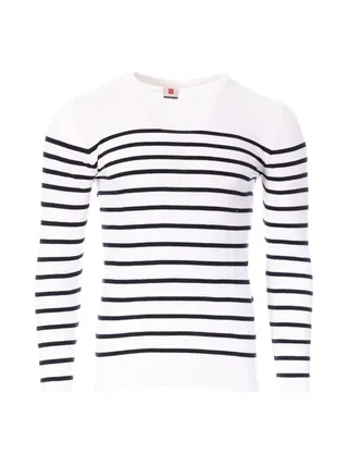 Pull Blanc/Marine Homme Redskins Marin 1