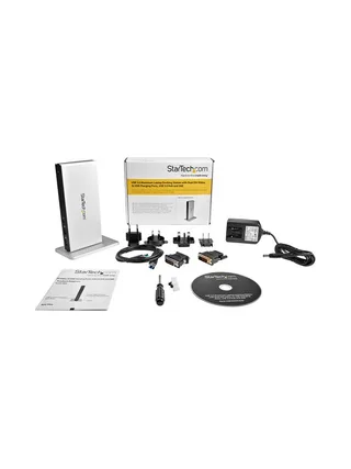 DVI Dual-Monitor Laptop Docking Station 7