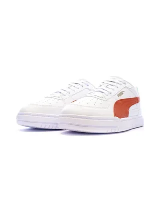 Baskets Blanc/Orange/Bleu Garçon Puma Caven Iii 6