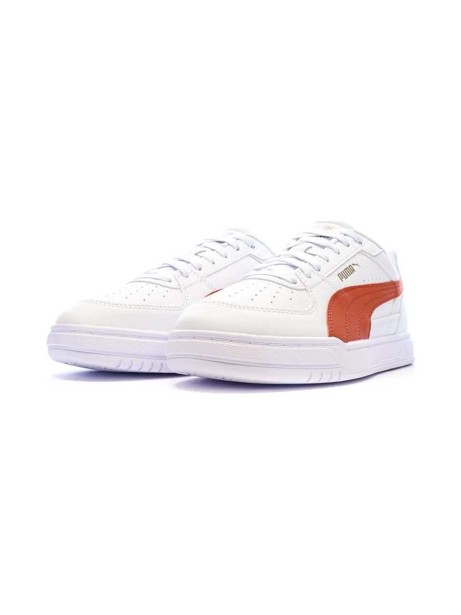 Baskets Blanc/Orange/Bleu Garçon Puma Caven Iii 7