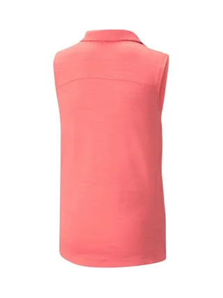 Polo Rose Fille Puma Coast 2