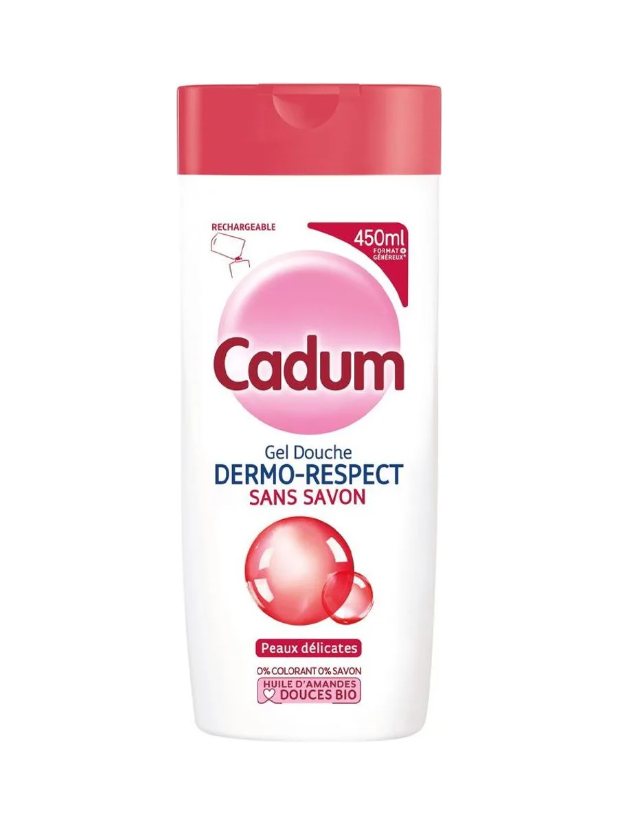 Gel Douche Dermo-Respect Sans Savon Cadum 450ml 2