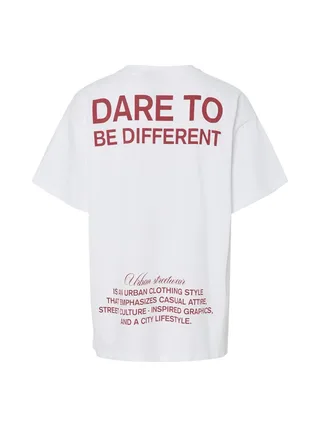 T-shirt Blanc Femme Pieces Fonda 2