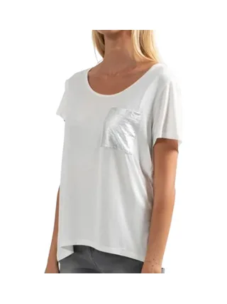 T-shirt Blanc Femme Sun Valley PLATTEN 1