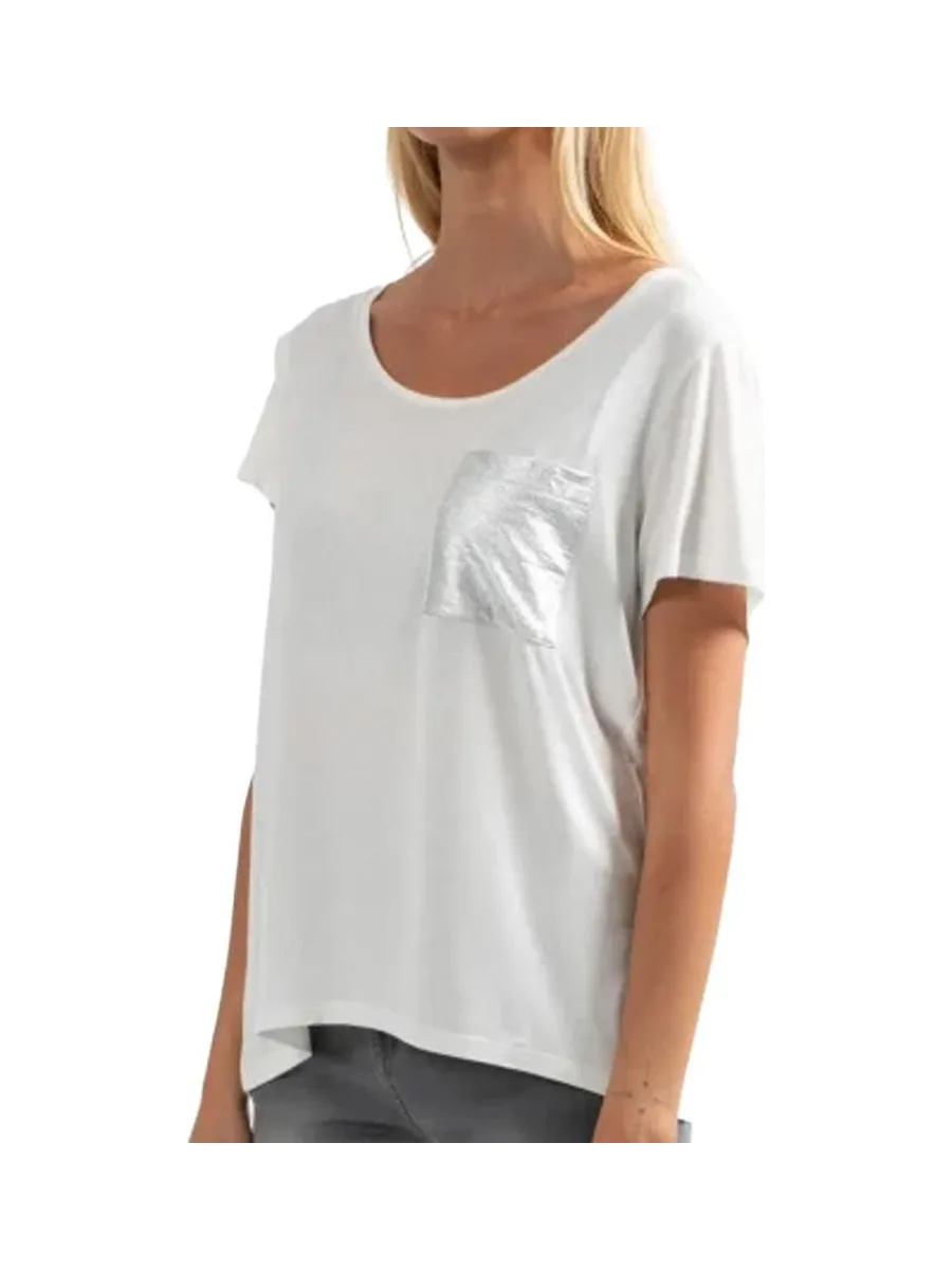 T-shirt Blanc Femme Sun Valley PLATTEN 2