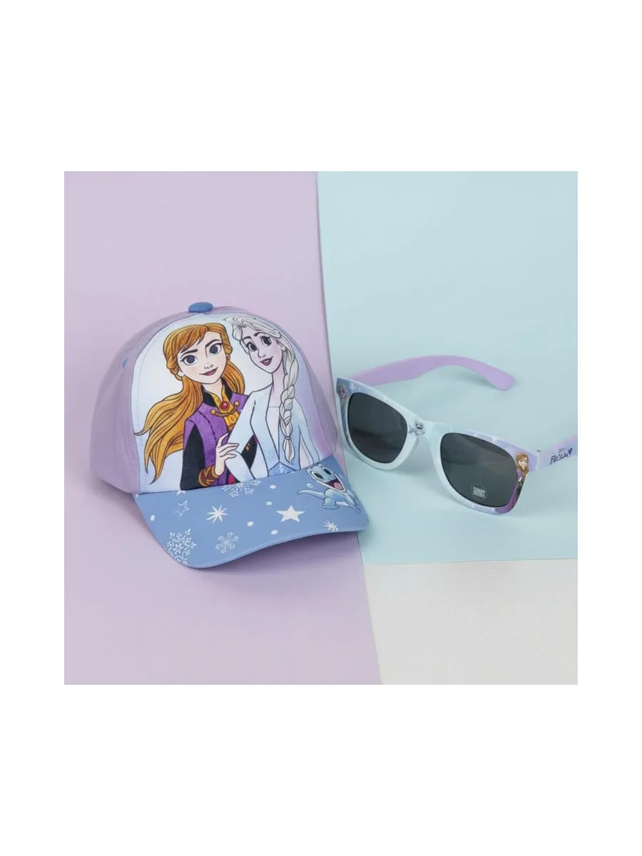 Kit Casquette + Lunette de Soleil Bleu/Mauve Enfant Sport Zone La Reine Des Neiges 3