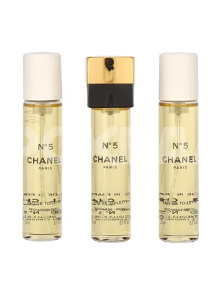 Chanel No 5 Giftset 60ml - 3x Edt Spray Refill 20Ml - Twist and Spray - Purse Spray 2
