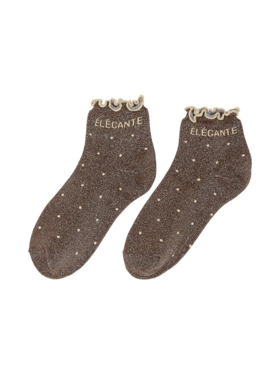 Chaussettes Marrons Femme Stella Green Elégante 2