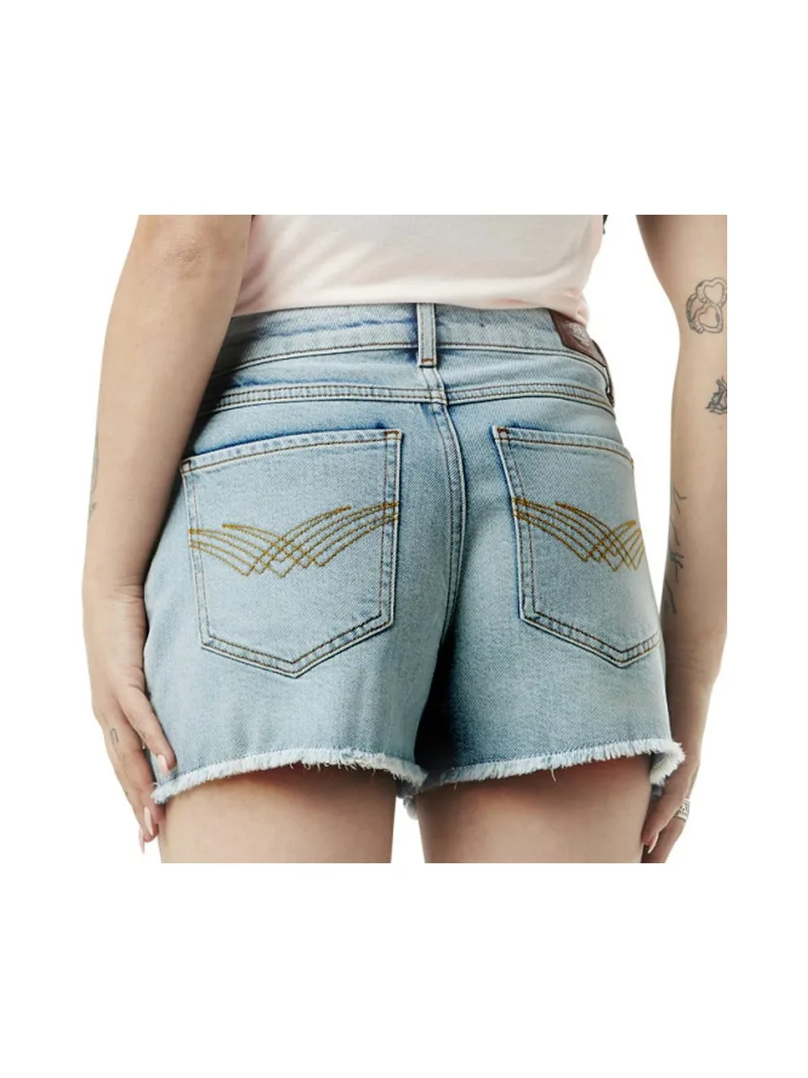 Short Bleu Femme Von Dutch Brut 3