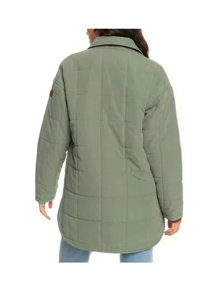 Manteau Matelassé Vert Femme Roxy Next Up 2