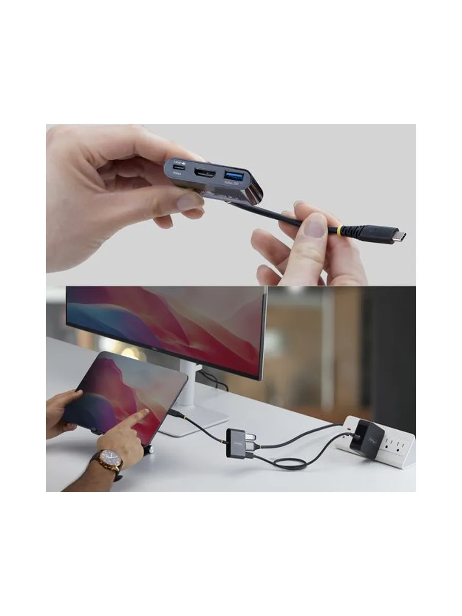 StarTech.com 168B-USBC-MULTIPORT laptop dock/port replicator 4