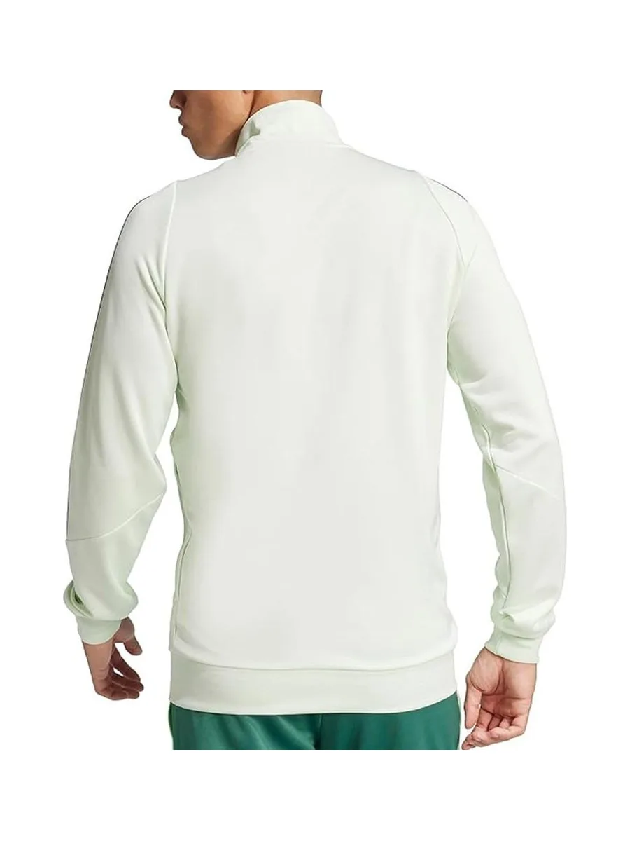Sweat Zippé Vert Clair Homme Adidas Tiro24 3