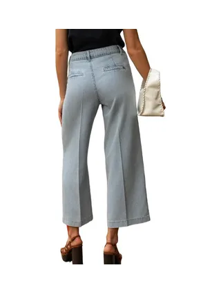 Jean Wide Bleu Femme Oraije Eleonorette 2