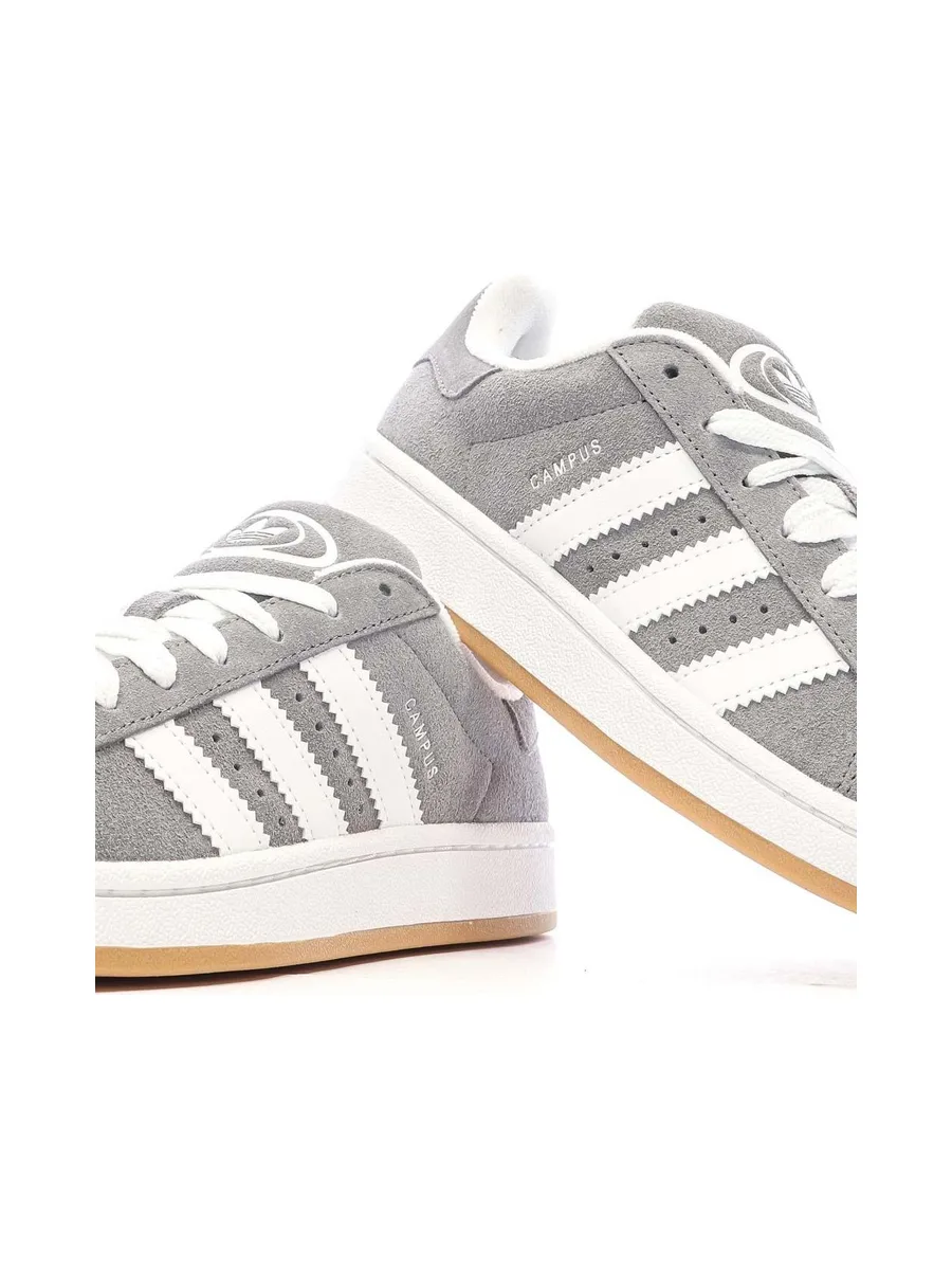 Baskets Grises Femme Adidas Campus 7